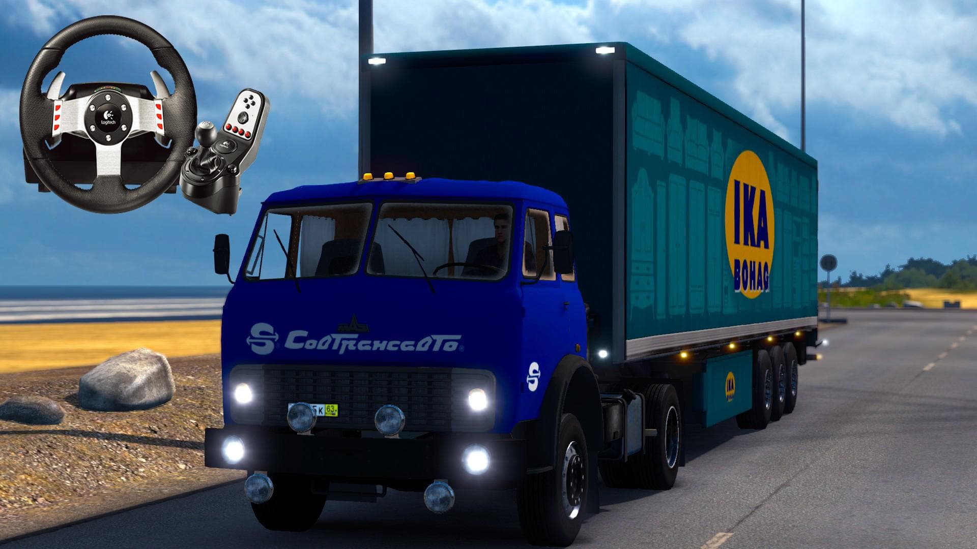 MAZ 504 + INTERIOR – Parts mod for Euro Truck Simulator 2