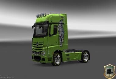 MERCEDES ACTROS MP4 2014 BARS SKIN – Skins mod for Euro Truck Simulator 2