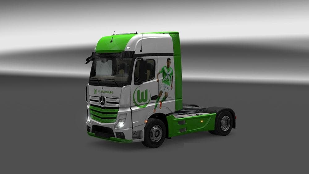 MERCEDES MP4 VFL WOLFSBURG SKIN – Skins mod for Euro Truck Simulator 2