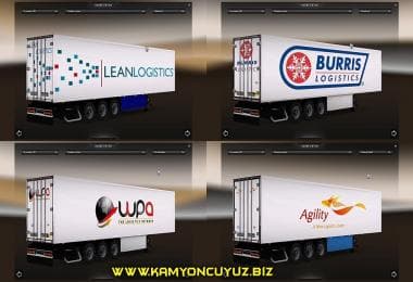 NEW COOLLINER TRAILER PACK – Trailers mod for Euro Truck Simulator 2