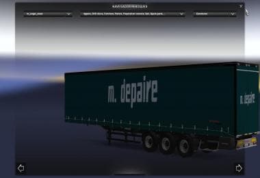 TRAILER TRANSPORT MARCEL DEPAIRE – Trailers mod for Euro Truck Simulator 2