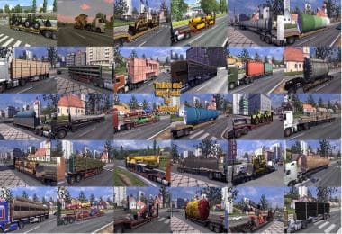 TRAILERS AND CARGO PACK BY JAZZYCAT – Trailers mod for Euro Truck Simulator 2