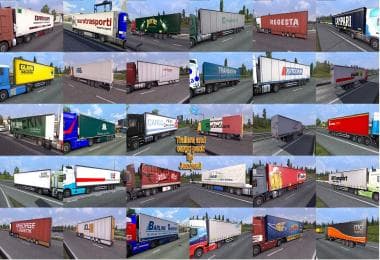 TRAILERS AND CARGO PACK BY JAZZYCAT – Trailers mod for Euro Truck Simulator 2