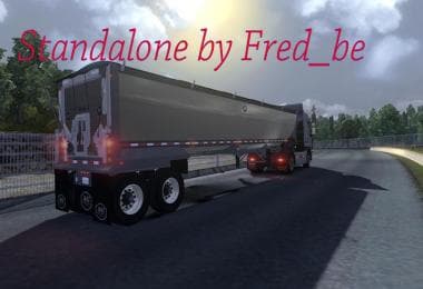 AMERICAN TIPPER TRAILER STANDALONE – Trailers mod for Euro Truck Simulator 2