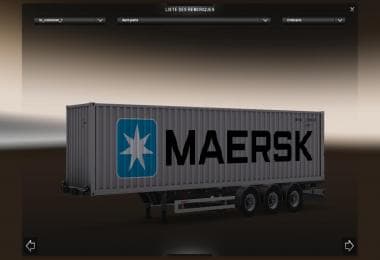 CONTAINER TRAILERS PACK – Trailers mod for Euro Truck Simulator 2