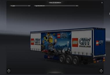 DC-LEGO CITY UNDERCOVER TRAILER SKIN 01 – Skins mod for Euro Truck Simulator 2