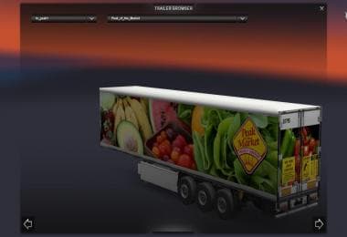 DC-PEAK OF THE MARKET TRAILER SKIN V1 – Skins mod for Euro Truck Simulator 2