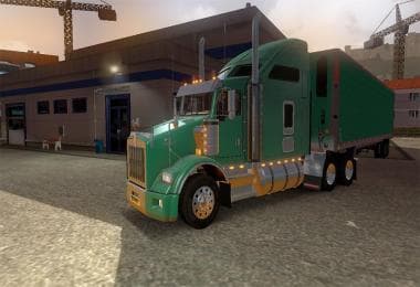 DC VIRIDIAN AMERICAN TRAILER SKIN V1 – Skins mod for Euro Truck Simulator 2