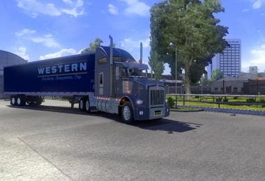 DC-WESTERN AMERCIAN TRAILER SKIN V1 – Skins mod for Euro Truck Simulator 2