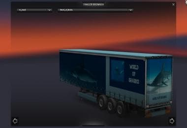 DC-WORLD OF SHARKS TRAILER SKIN V1 – Skins mod for Euro Truck Simulator 2