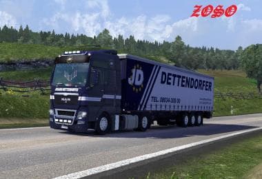 DETTENDORFER TRAILER – Trailers mod for Euro Truck Simulator 2