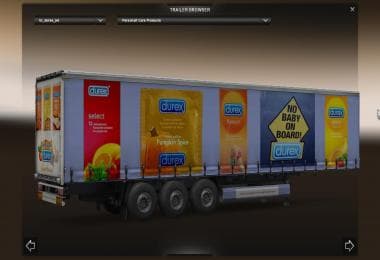DUREX V1 – Skins mod for Euro Truck Simulator 2