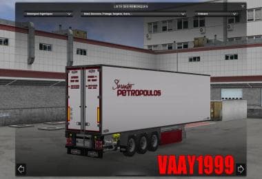 FRIGORIFIQUE CHEREAU SARANTOS – Trailers mod for Euro Truck Simulator 2