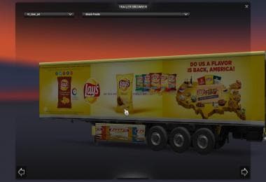 LAYS FLAVOR CHALLENGE V1 – Skins mod for Euro Truck Simulator 2