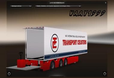 PROFILINER RONNY CEUSTERS – Trailers mod for Euro Truck Simulator 2
