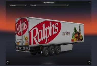 RALPH'S TRAILER SKIN V1 – Skins mod for Euro Truck Simulator 2