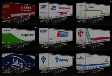 SCHMITZ PROFILINER TRAILER FIN SKIN PACK – Skins mod for Euro Truck Simulator 2