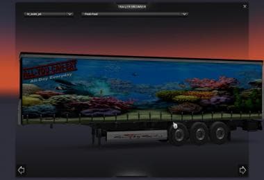 SUSHI TRAILER SKIN V1 – Skins mod for Euro Truck Simulator 2