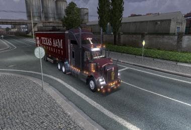 TEXAS A&M TRAILER V1 – Trailers mod for Euro Truck Simulator 2