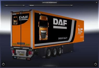 TRAILER LAMBERET DAF XF EURO 6 OFFICIAL – Trailers mod for Euro Truck Simulator 2