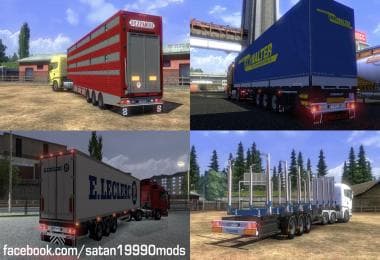 TRAILER MOD PACK – Trailers mod for Euro Truck Simulator 2